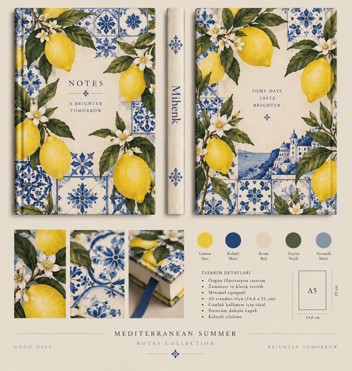 Mihenk Hardcover - Limon Defter